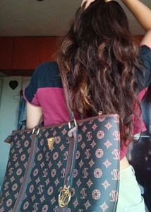 Lavie Signature Mono Alameda Brown Handbag