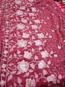 A Beautiful Embroidery Saree