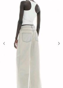 On Sale H&amp;m Baggy Cotton Low Rise Jeans