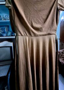 Brown Midi Dress