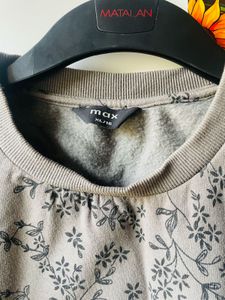 Max-cropped sweatshirt🫒