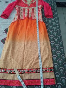 Buy 1 party wear kurta and leggings , Get 1 gown Free