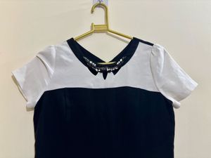 2 Set Of Dress - Black And White , Grey Midi