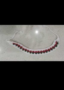 Handmade Crochet Strawberry Headband
