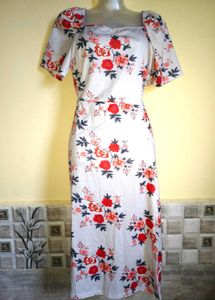 Floral Print Midi Dress
