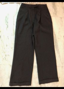 New Coffee Brown Check Trouser