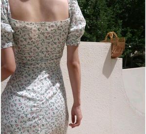 Brand New White Aesthetic Dress