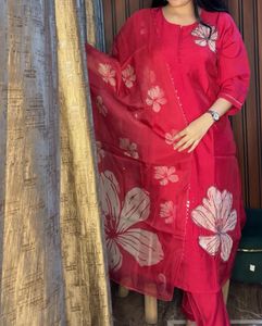 Magenta Kurta Set