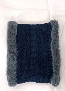 Navy Blue Sports Beanie Hat