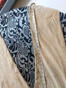 Unisex Cream Velvet Trousers