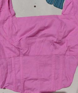 Pink Corset Style Crop Top