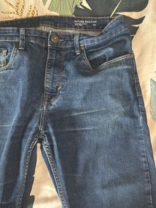 Dark Blue Denim Jeans