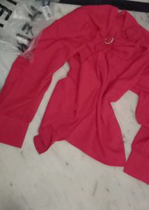 SHEIN  relaxed fit puff sleeve top