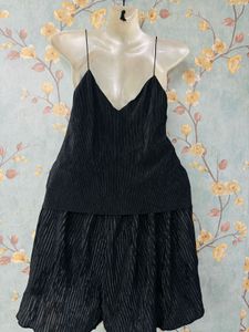 Black Cami &amp; Shorts Set