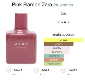 Zara Pink Flambe Perfume
