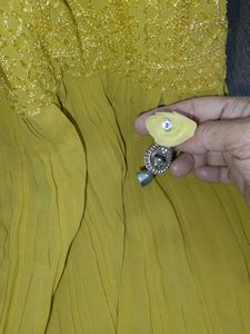 Yellow Embroidered Kurta Set