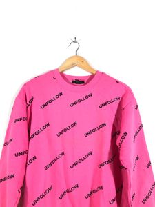 Pink Printed Sweatshirt (Women’s)