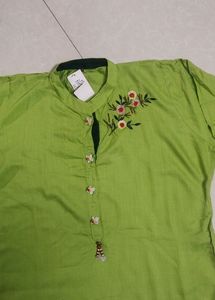 Brand New Linen Handwork Kurta