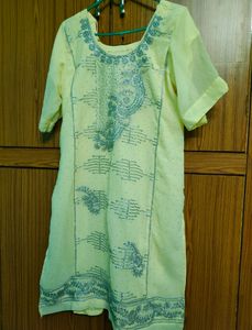 Georget Heavy Kurti with Work