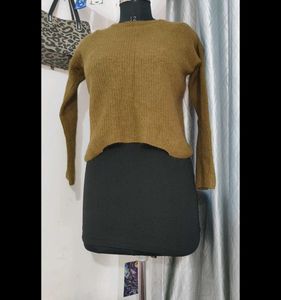 Green Woolen Sweater