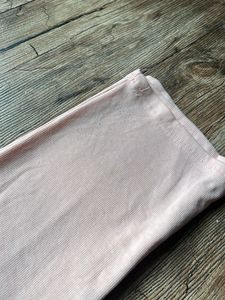 Peach Ribbed  Top