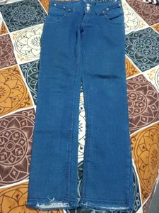 High-Waisted Denim Jeans