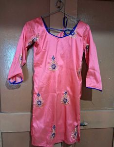 Festive Woman Banarasi Silk Patiala Kurti Bottom
