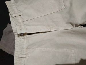 Beige Cargo Pants
