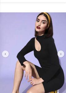 Chic Black Cutout Bodysuit