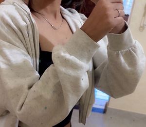 H&amp;M Grey Zip-Up Hoodie