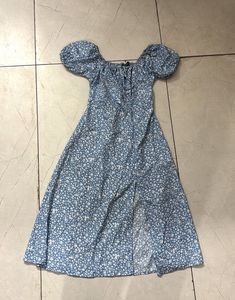 Pretty Summer Floral Blue Dress 🩵
