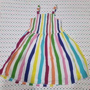 Colorful Striped Dress