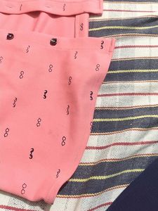 Pink Printed Casual Shirt