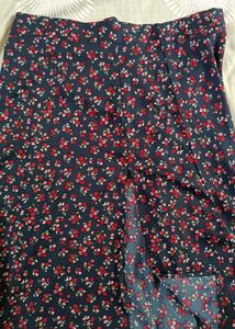 Floral Print Skirt