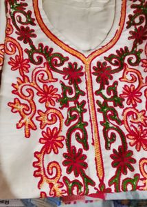 kasmiri pure cotton kurta set with dupatta