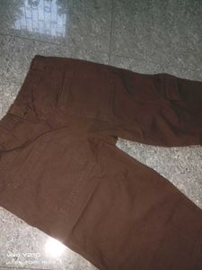 Brown Casual Pants