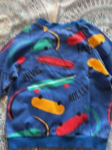 Skate Print Kids Sweatshirt