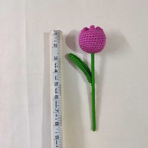 Handmade Crochet Tulip Flower