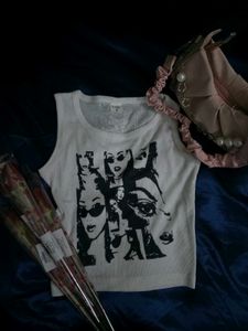 Graphic Print Tank Top