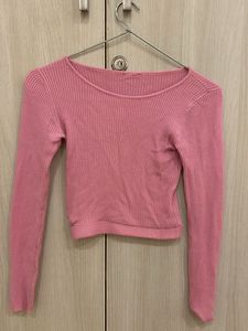 Pink Waist Cutout Top(xxs-xs)