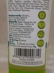 Wishcare Salicylic Acid Face Wash