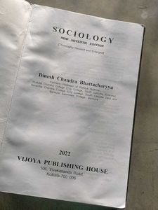 Sociology by D.C. Bhattacharyya