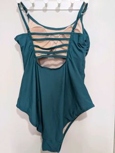 Imported Green One Piece Swimsuit