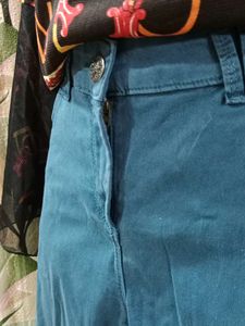 Vintage Top &amp; Blue Pants Set