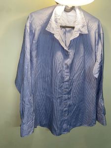Striped Oversized Button-Down