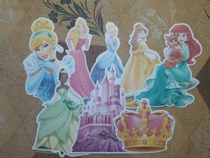 Disney Princess Cutouts Wall Stickers