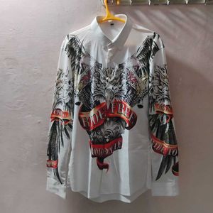 Men's Full Sleeve Dimond Print Shirt (Size - 2XL)