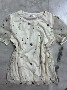 Floral Embroidered Top