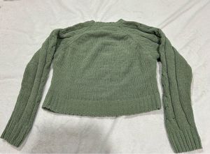 Zara Olive Green Sweatshirt
