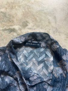 Floral Print Tie-Neck Blouse